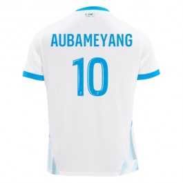 Olympique de Marseille Aubameyang 10 Hjemmedrakt 2024-2025 Fotballdrakter