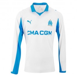Olympique de Marseille Hjemmedrakt 2025-2026 L/S Fotballdrakter