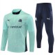 Olympique de Marseille Treningsdress Barn 2025-26 - 1-4 Zip Grønn