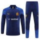 Olympique de Marseille Treningsdresser 2023-24 - 1-4 Zip Dark Blå