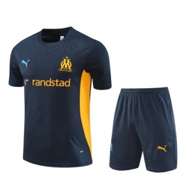 Olympique de Marseille Treningstrøye Dress Barn 2024-25 - Shorts Dark Blå
