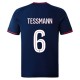 Olympique lyonnais Tessmann 6 Bortedrakt 2025-2026 Fotballdrakter