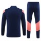 Olympique Lyonnais Treningsdresser 2023-24 - 1-4 Zip Navy Rosa