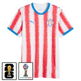 Paraguay VM Hjemmedrakt 2026 med Merke