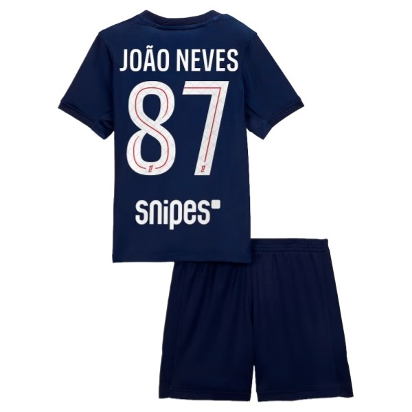 Paris Saint Germain João Neves 87 Hjemmedrakt Barn 2025-2026 Fotballdrakter Paris Saint Germain João Neves 87 Hjemmedrakt Barn 2025-2026 Fotballdrakter