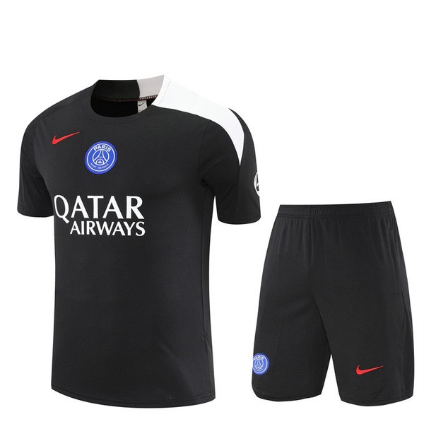 Paris Saint Germain Trenings-T-skjortedress Barn 2025-26 - Shorts Svart Paris Saint Germain Trenings-T-skjortedress Barn 2025-26 - Shorts Svart