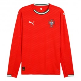 Portugal Hjemmedrakt 2025 L/S Fotballdrakter