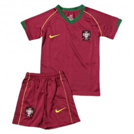Portugal Hjemmedrakt Barn Retro 2006 Fotballdrakter
