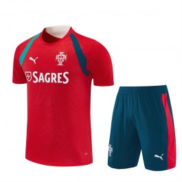 Portugal Treningsdrakt + Shorts 2026-27 Rød