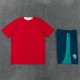 Portugal Treningsdrakt + Shorts 2026-27 Rød