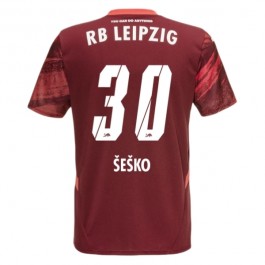 RB Leipzig Šeško 30 Bortedrakt 2024-2025 Fotballdrakter