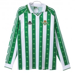 Real Betis Balompié Hjemmedrakt Retro 1995-1997 L/S Fotballdrakter