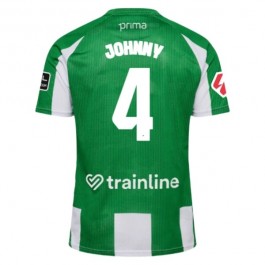 Real Betis Balompié Johnny 4 Hjemmedrakt 2025-2026 Fotballdrakter