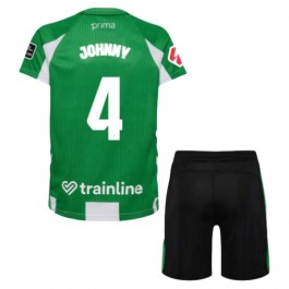 Real Betis Balompié Johnny 4 Hjemmedrakt Barn 2025-2026 Fotballdrakter