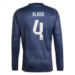 Real Madrid Alaba 4 Bortedrakt 2025-2026 L/S Fotballdrakter