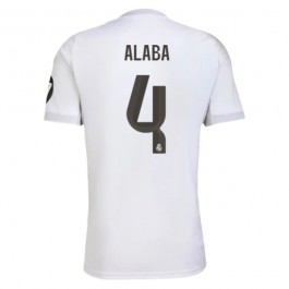 Real Madrid Alaba 4 Hjemmedrakt 2025-2026 Fotballdrakter