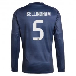 Real Madrid Bellingham 5 Bortedrakt 2025-2026 L/S Fotballdrakter