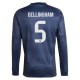 Real Madrid Bellingham 5 Bortedrakt 2025-2026 L/S Fotballdrakter