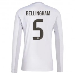 Real Madrid Bellingham 5 Hjemmedrakt 2025-2026 L/S Fotballdrakter