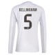 Real Madrid Bellingham 5 Hjemmedrakt 2025-2026 L/S Fotballdrakter