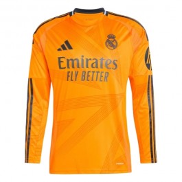 Real Madrid Bortedrakt 2024-2025 L/S Fotballdrakter