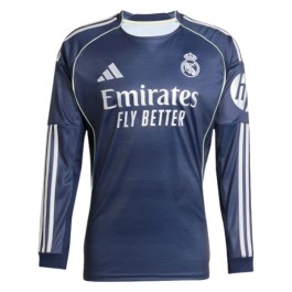 Real Madrid Bortedrakt 2025-2026 L/S Fotballdrakter