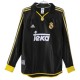 Real Madrid Bortedrakt Retro 1999-2001 L/S Fotballdrakter