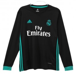 Real Madrid Bortedrakt Retro 2017-2018 L/S Fotballdrakter