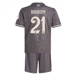 Real Madrid Brahim 21 Tredjedrakt Barn 2024-2025 Fotballdrakter
