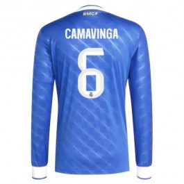 Real Madrid Camavinga 6 Tredjedrakt 2025-2026 L/S Fotballdrakter