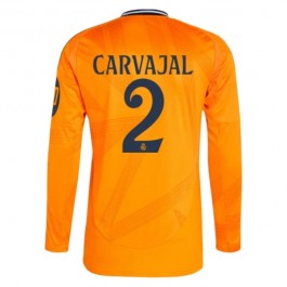 Real Madrid Carvajal 2 Bortedrakt 2024-2025 L/S Fotballdrakter