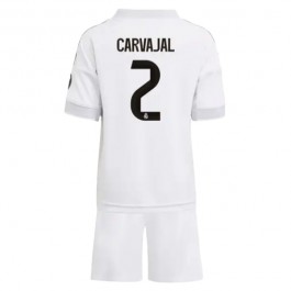 Real Madrid Carvajal 2 Hjemmedrakt Barn 2025-2026 Fotballdrakter