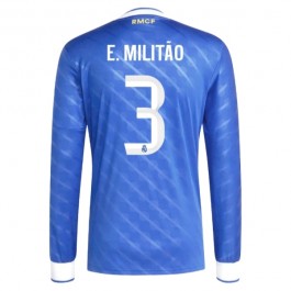 Real Madrid E.Militão 3 Tredjedrakt 2025-2026 L/S Fotballdrakter