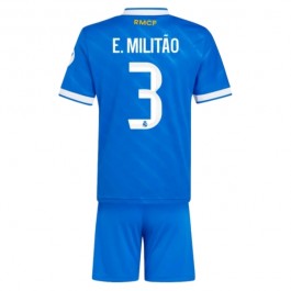 Real Madrid E.Militão 3 Tredjedrakt Barn 2025-2026 Fotballdrakter