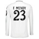 Real Madrid F.Mendy 23 Hjemmedrakt 2024-2025 L/S Fotballdrakter