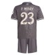 Real Madrid F.Mendy 23 Tredjedrakt Barn 2024-2025 Fotballdrakter