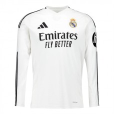 Real Madrid Hjemmedrakt 2024-2025 L/S Fotballdrakter