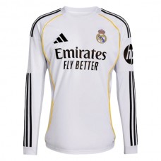 Real Madrid Hjemmedrakt 2025-2026 L/S Fotballdrakter