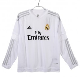 Real Madrid Hjemmedrakt Retro 2015-2016 L/S Fotballdrakter