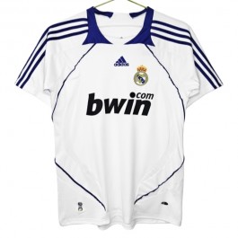 Real Madrid Hjemmedraktsett Retro 2007-2008 Fotballdrakter