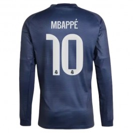 Real Madrid Mbappé 10 Bortedrakt 2025-2026 L/S Fotballdrakter