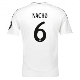 Real Madrid Nacho 6 Hjemmedrakt 2024-2025 Fotballdrakter