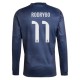 Real Madrid Rodrygo 11 Bortedrakt 2025-2026 L/S Fotballdrakter