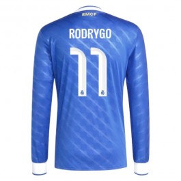 Real Madrid Rodrygo 11 Tredjedrakt 2025-2026 L/S Fotballdrakter