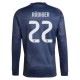Real Madrid Rüdiger 22 Bortedrakt 2025-2026 L/S Fotballdrakter