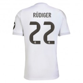 Real Madrid Rüdiger 22 Hjemmedrakt 2025-2026 Fotballdrakter