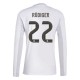 Real Madrid Rüdiger 22 Hjemmedrakt 2025-2026 L/S Fotballdrakter