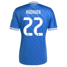 Real Madrid Rüdiger 22 Tredjedrakt 2025-2026 Fotballdrakter