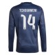 Real Madrid Tchouameni 14 Bortedrakt 2025-2026 L/S Fotballdrakter
