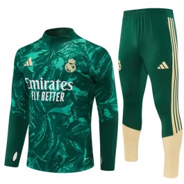 Real Madrid Tracksuit 2026-27 - 1-4 Zip Grønn